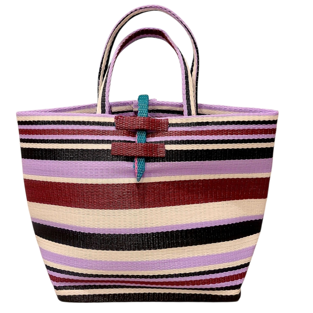 Striped Multicolor Tote Bag